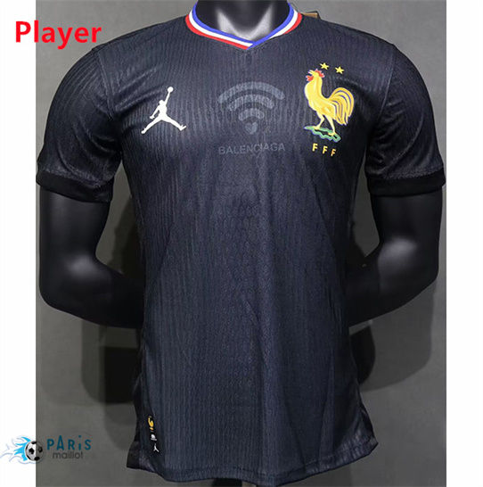 Maillot Foot France Player joint Noir 2024/25