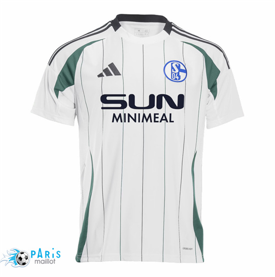 Nouveau Maillot Foot Schalke 04 Exterieur 2024/25