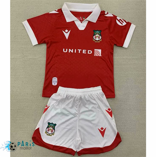 Site Maillot Foot Wrexham Enfant Domicile 2024/25