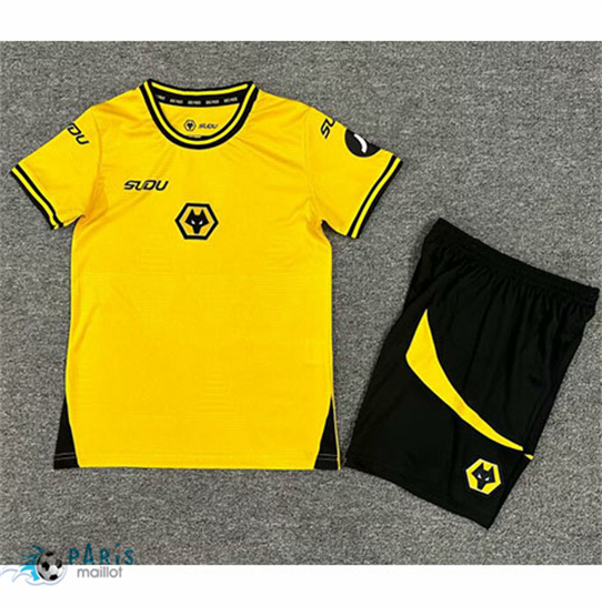 Créer Maillot Foot Wolverhampton Enfant Domicile 2024/25