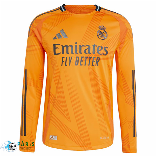 Flocage Maillot Foot Real Madrid Exterieur Manche Longue 2024/25