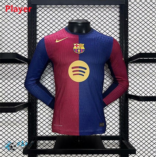 Achat Maillot Foot Barcelone Player Domicile Manche Longue 2024/25