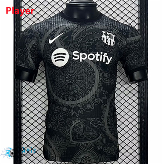 Créer Maillot Foot Barcelone Player Training Noir 2024/25