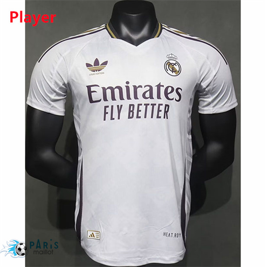 Nouveau Maillot Foot Real Madrid Player Édition Spéciale Blanc 2024/25