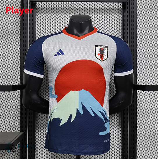 Prix Maillot Foot Japon Player Special Blanc/Bleu 2024/25