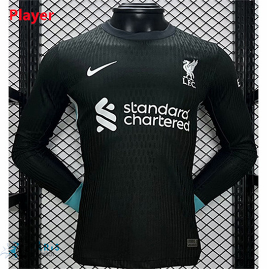 Nouveau Maillot Foot Liverpool Player Exterieur Manche Longue 2024/25