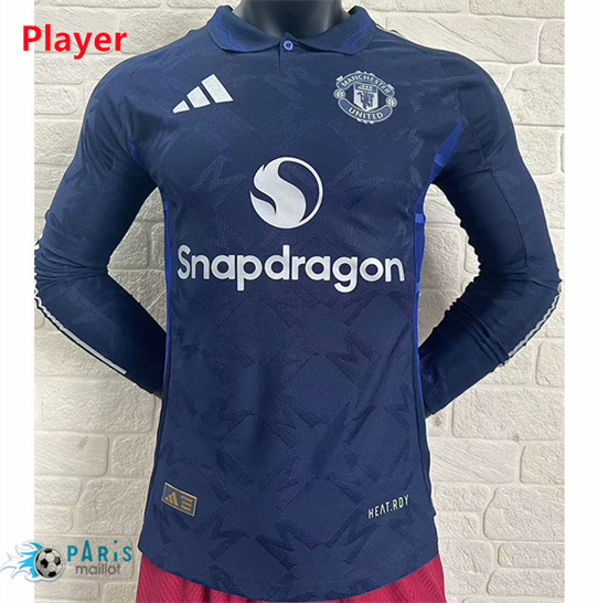 Prix Maillot Foot Manchester United Player Exterieur Manche Longue 2024/25