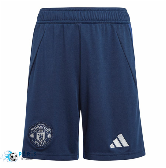 Soldes Maillot Foot Manchester United Short Exterieur 2024/25