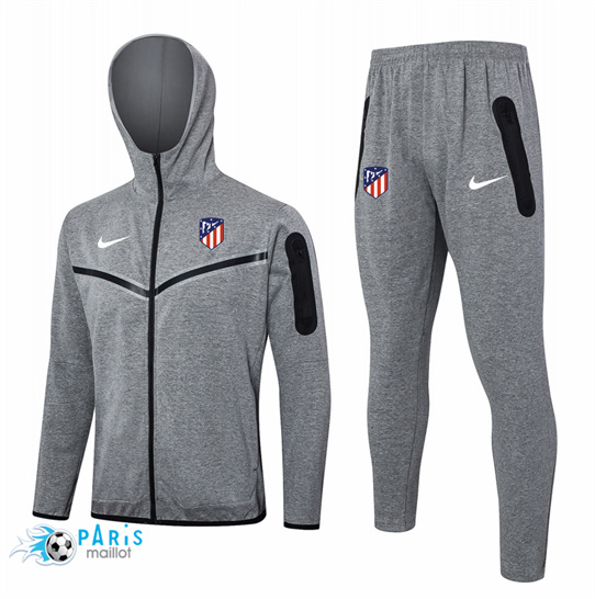 Acheter à Capuche Veste Survetement Atletico Madrid Gris 2024/25