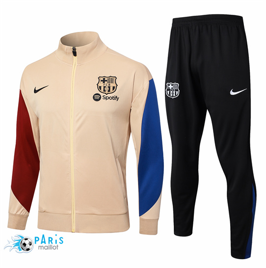 Prix Veste Survetement Barcelone Jaune 2024/25