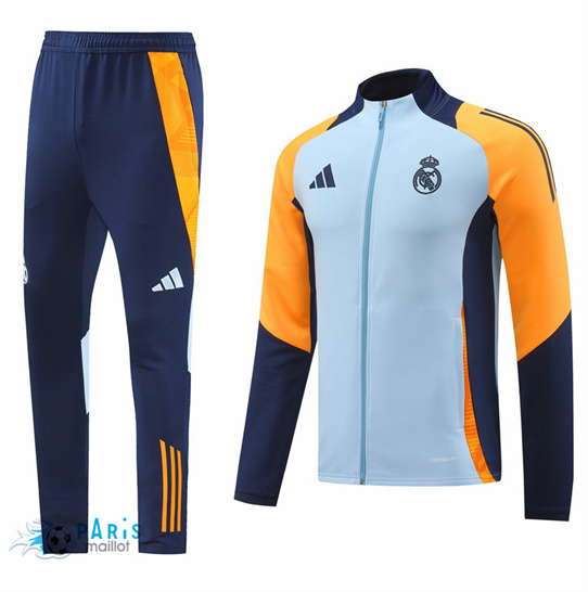 Acheter Veste Survetement Real Madrid Bleu 2024/25