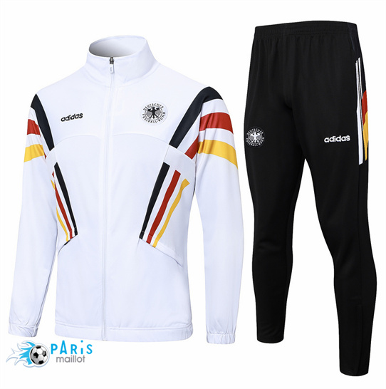 Prix Veste Survetement Allemagne Blanc 2024/25