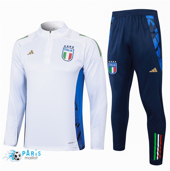 Discount Survetement Italie Blanc 2024/25