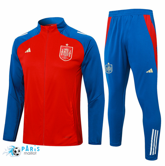 Site Veste Survetement Espagne Rouge 2024/25