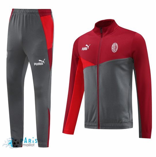 Discount Veste Survetement AC Milan Rouge 2024/25