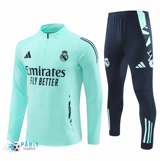 Nouveau Survetement Real Madrid Enfant bleu ciel 2024/25