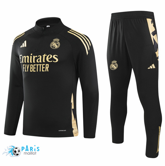 Achat Survetement Real Madrid Enfant Noir 2024/25