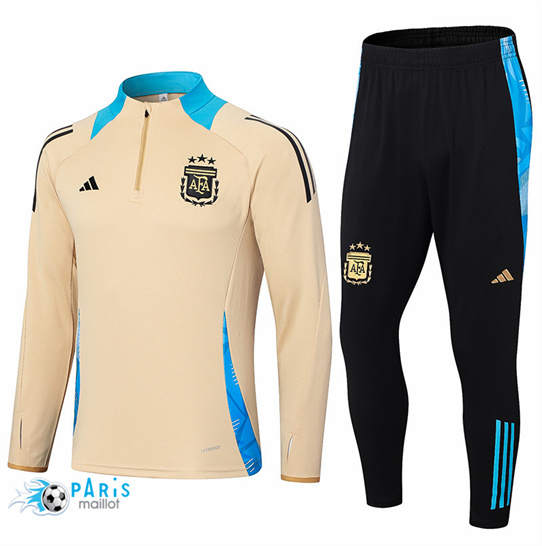 Discount Survetement Argentine Enfant Jaune 2024/25