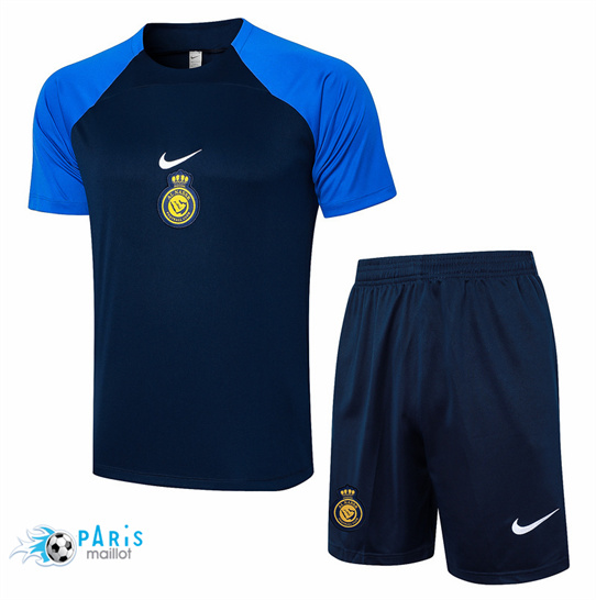 Nouveau Maillot Foot Al-Nassr + Short Bleu 2024/25