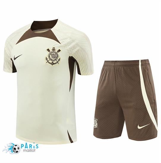 Prix Maillot Foot Corinthiens + Short Blanc 2024/25