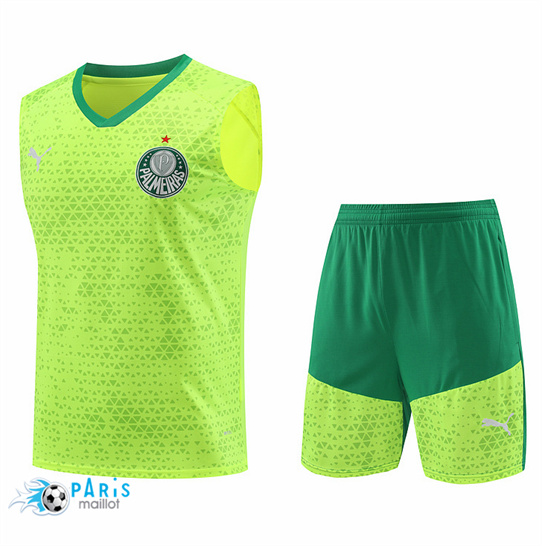 Discount Maillot Foot Palmeiras Debardeur + Short Jaune 2024/25