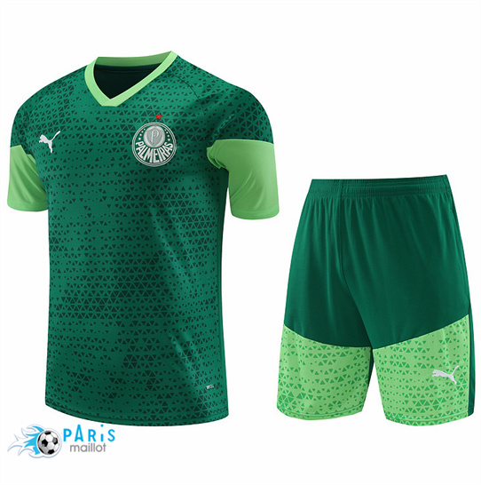 Soldes Maillot Foot Palmeiras + Short Vert 2024/25