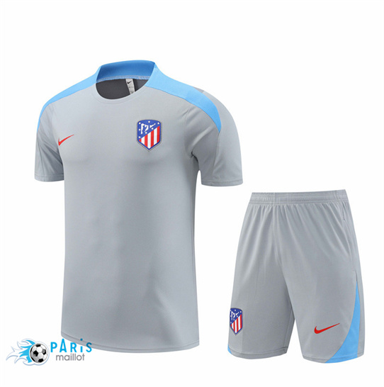 Achat Maillot Foot Atletico Madrid + Short Gris 2024/25