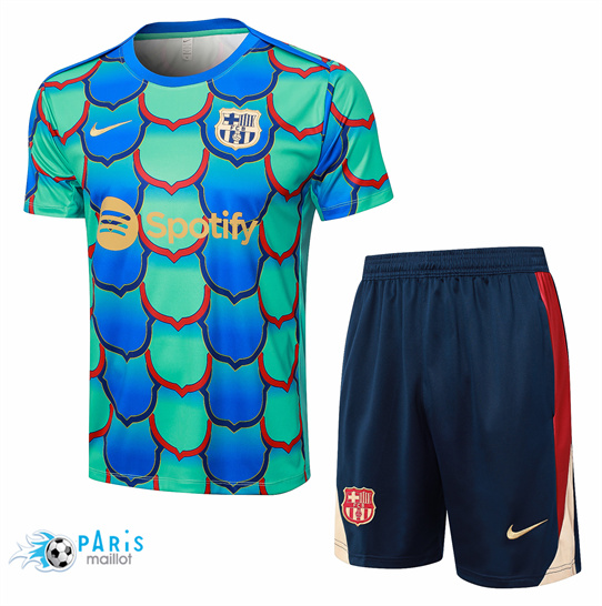 Flocage Maillot Foot Barcelone + Short Vert 2024/25