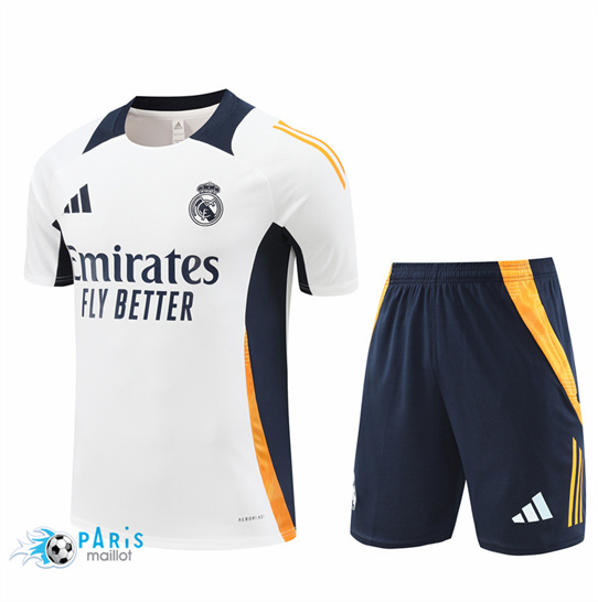 Achat Maillot Foot Real Madrid + Short Blanc 2024/25