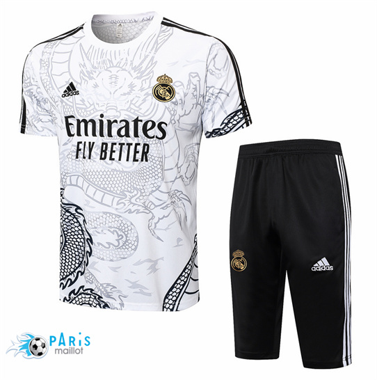 Acheter Maillot Foot Real Madrid + Short Blanc 2024/25