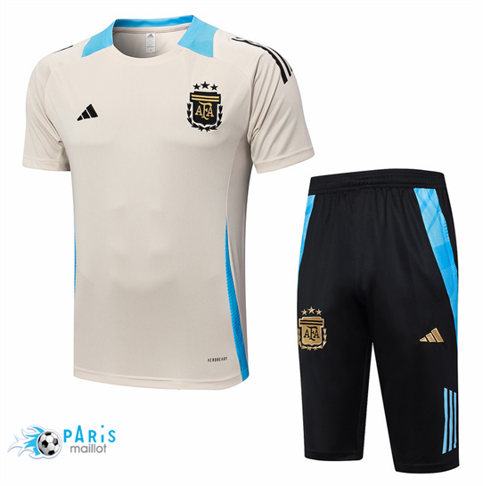 Achat Maillot Foot Argentine + Short Jaune 2024/25