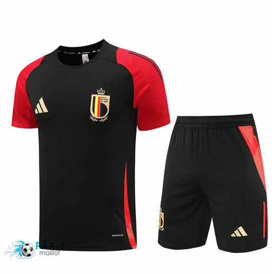 Créer Maillot Foot Belgique + Short Noir 2024/25