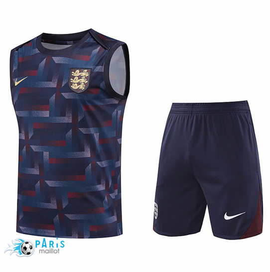 Site Maillot Foot Angleterre Debardeur + Short bleu marine 2024/25