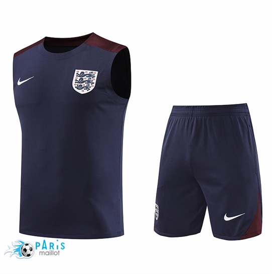 Achat Maillot Foot Angleterre Debardeur + Short bleu marine 2024/25