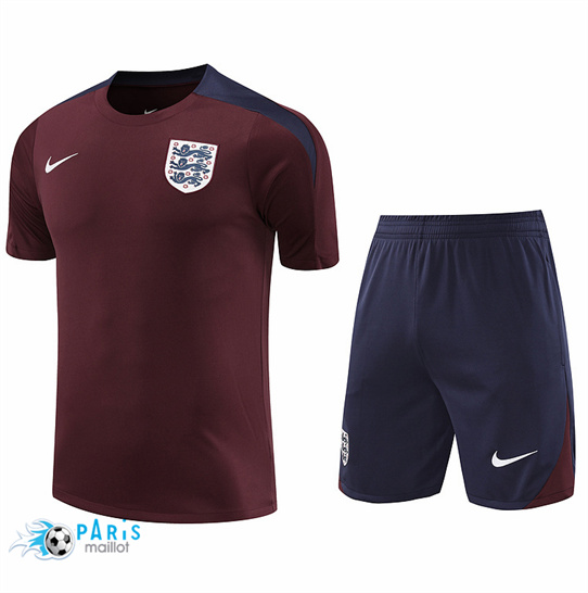 Acheter Maillot Foot Angleterre + Short Brun 2024/25