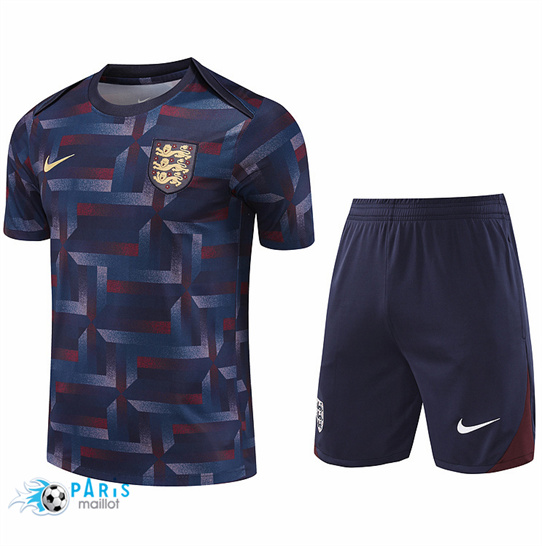 Créer Maillot Foot Angleterre + Short bleu marine 2024/25