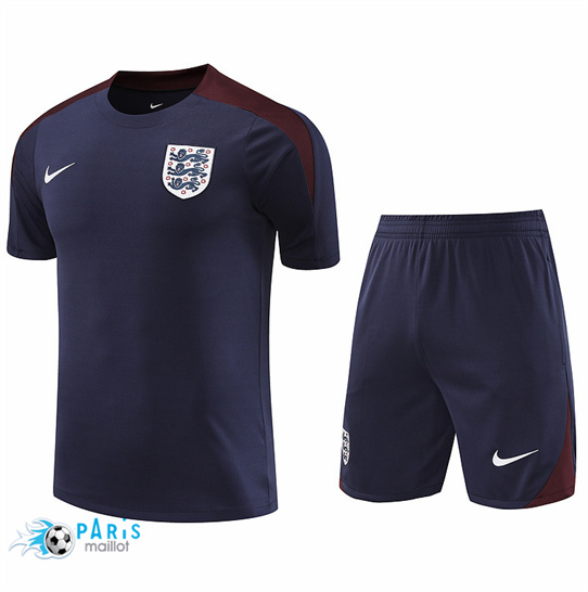 Discount Maillot Foot Angleterre + Short bleu marine 2024/25