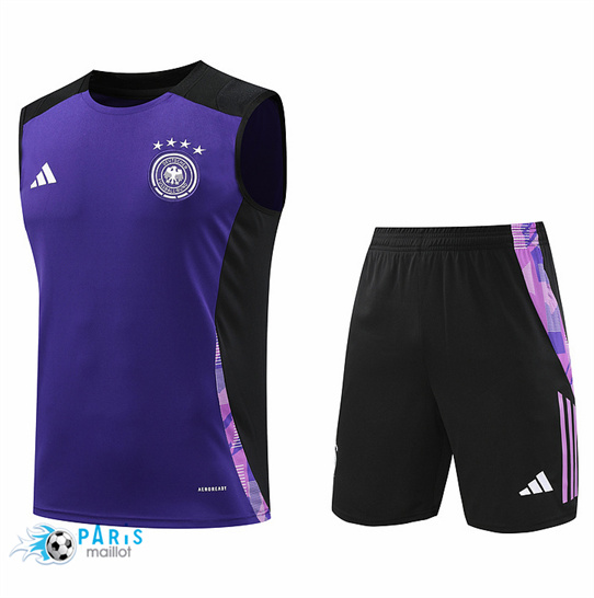 Flocage Maillot Foot Allemagne Debardeur + Short Violet 2024/25