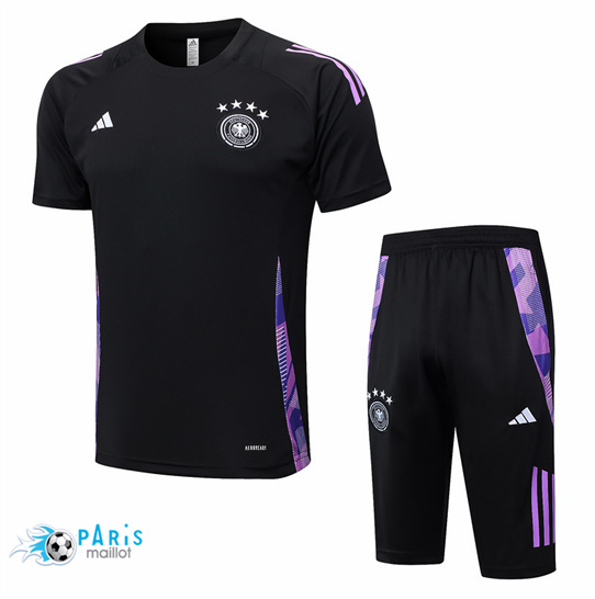 Flocage Maillot Foot Allemagne + Short Noir 2024/25