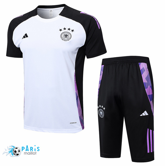 Achat Maillot Foot Allemagne + Short Blanc 2024/25