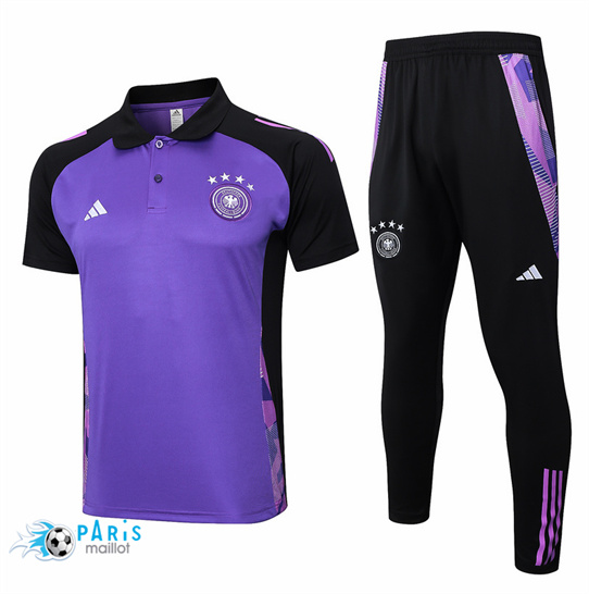 Acheter Maillot Foot Allemagne Polo + Pantalon Violet 2024/25