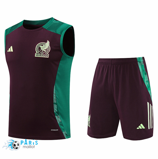 Acheter Maillot Foot Mexique Debardeur + Short Brun 2024/25