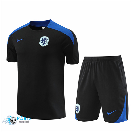 Flocage Maillot Foot Pays-Bas + Short Noir 2024/25