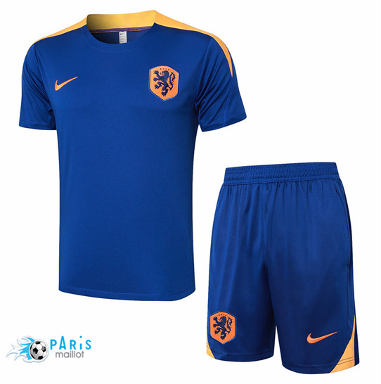 Marque Maillot Foot Pays-Bas + Short Bleu 2024/25