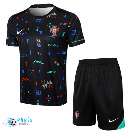 Nouveau Maillot Foot Portugal + Short Noir 2024/25