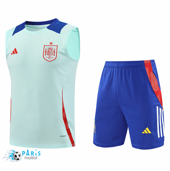 Achat Maillot Foot Espagne Debardeur + Short Bleu 2024/25