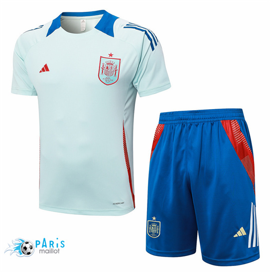 Acheter Maillot Foot Espagne + Short Bleu 2024/25