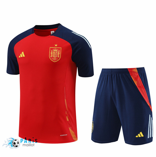 Nouveau Maillot Foot Espagne + Short Rouge 2024/25