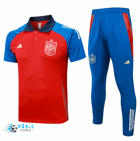 Marque Maillot Foot Espagne Polo + Pantalon Rouge 2024/25