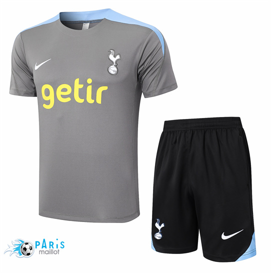 Acheter Maillot Foot Tottenham Hotspur + Short Gris 2024/25